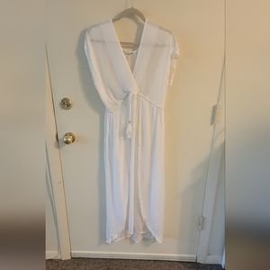 Blue island beach coverup